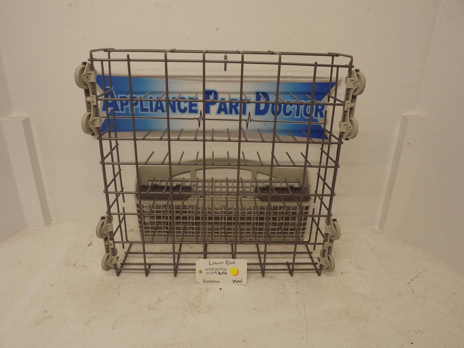 Kenmore Dishwasher W10300732 W10193652 Lower Rack Used Kenmore Dishwasher W10300732 W10193652 Lower Rack Used